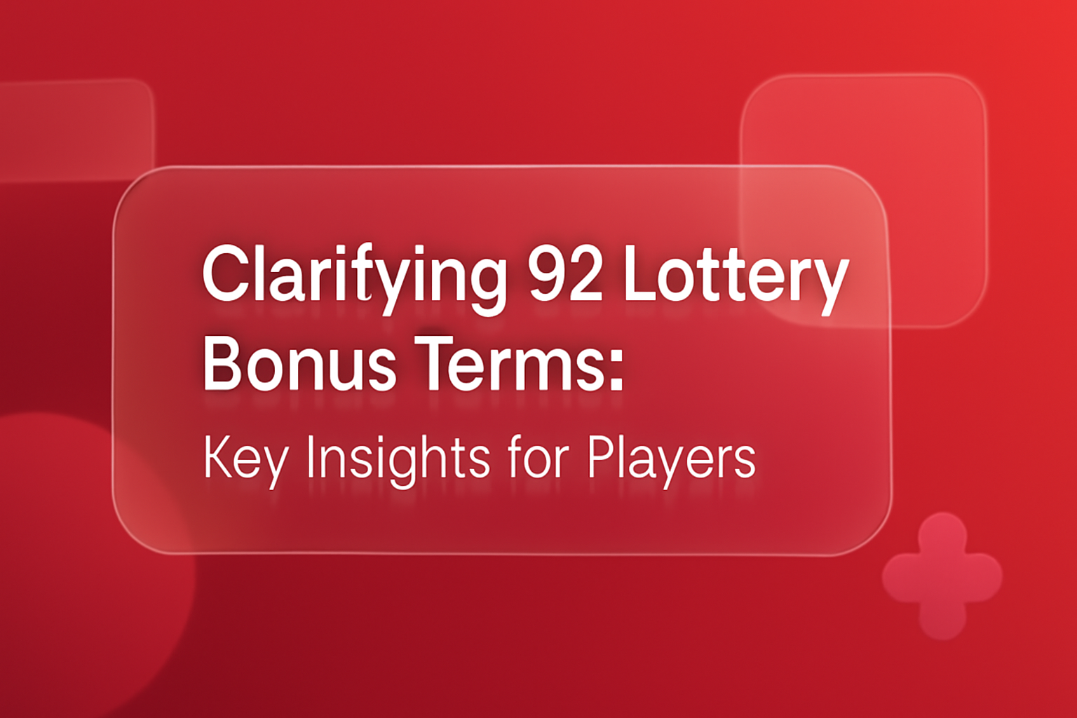 An informative depiction highlighting best practices for managing a 92 Lottery account.