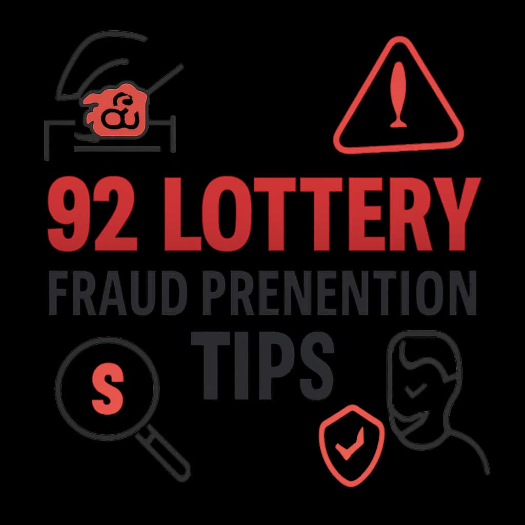 Illustration of strategies for preventing fraud in 92 Lottery.