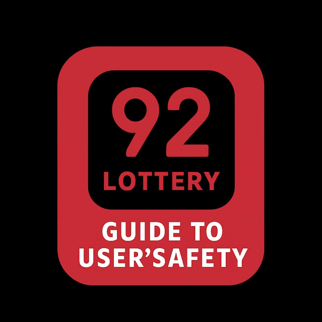 An icon symbolizing user safety in the 92 Lottery.