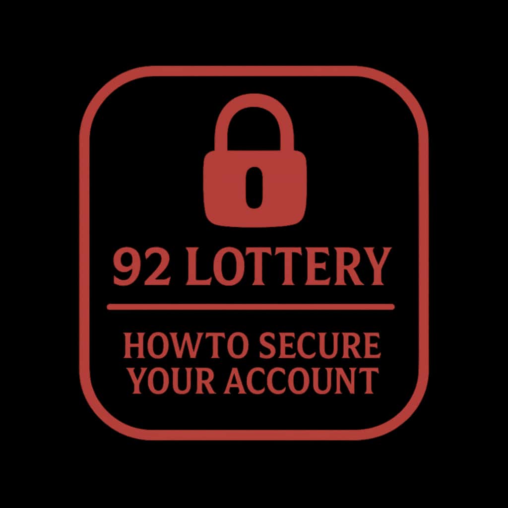 Icon representing 92 Lottery account security