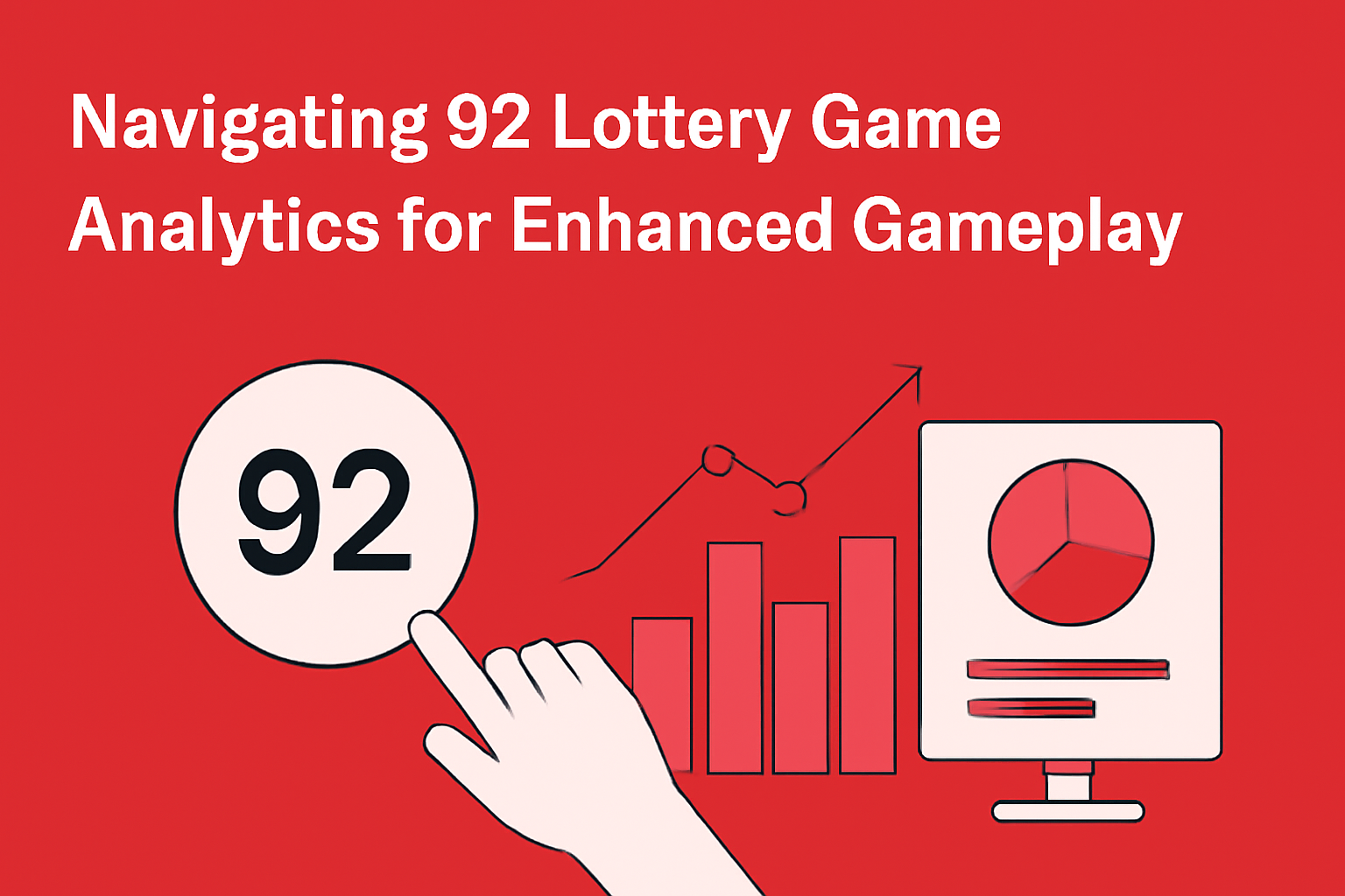 An informational scene illustrating tips for using 92 Lottery safely, featuring the text '92 Lottery'.