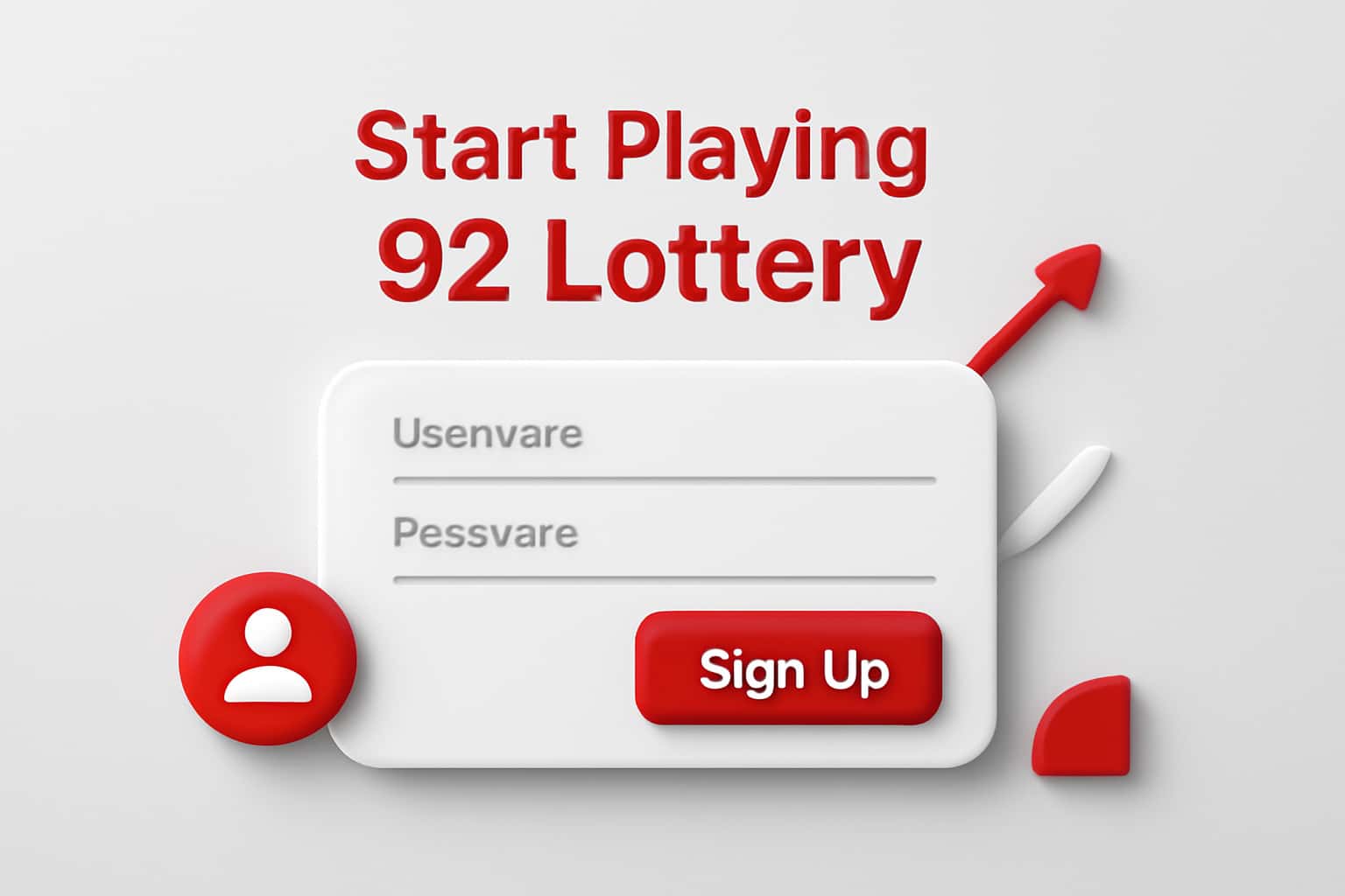 Start Playing 92 Lottery - Sign Up Interface