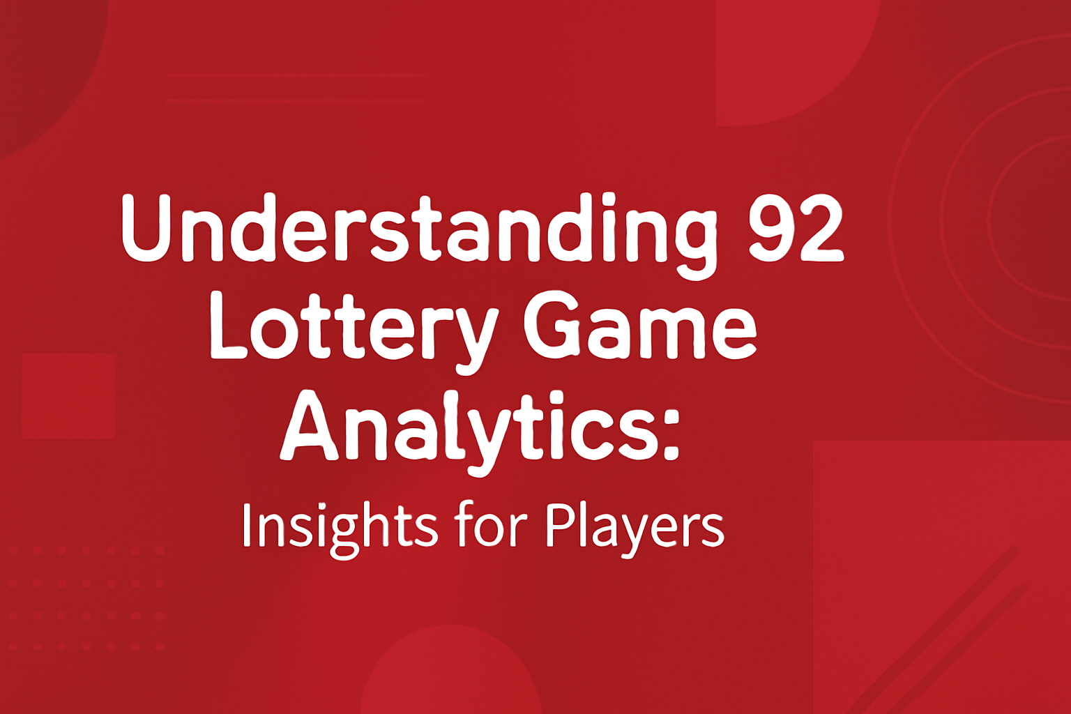 An informational scene illustrating tips for using 92 Lottery safely, featuring the text '92 Lottery'.